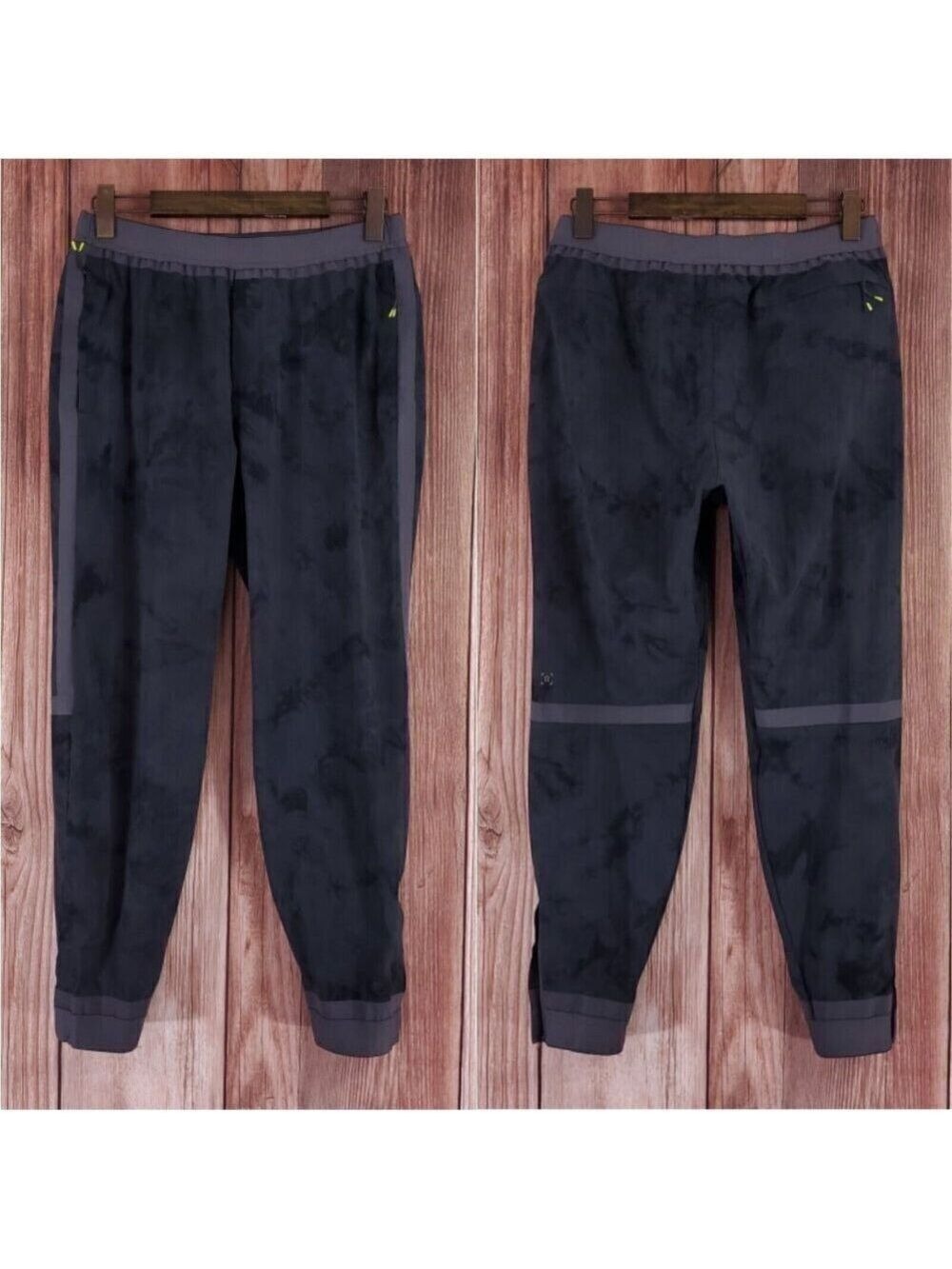 Lululemon x Robert Geller Mens Large Take the Moment Jogger Pants Gray Tie Dye